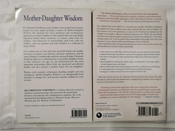 The Wisdom of Menopause & Mother-Daughter Wisdom by Christiane Northrup