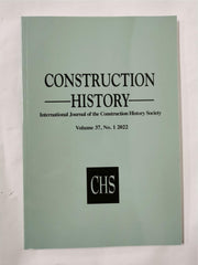 The International Journal of the Construction History Society Vol 37 No. 1 2002
