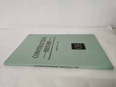 The International Journal of the Construction History Society Vol 37 No. 1 2002