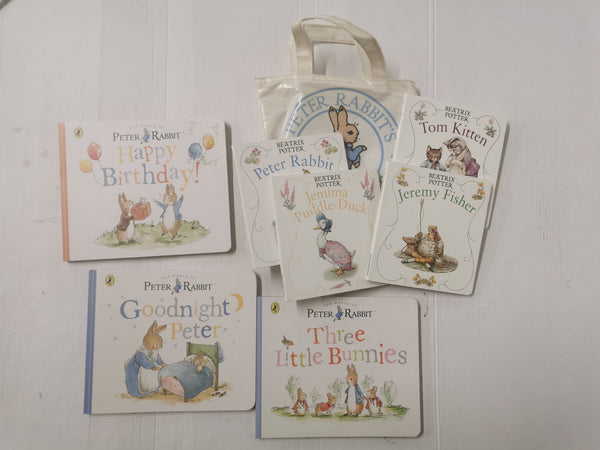 Peter Rabbit's Bag of Books (4 Books) Plus 3 Additional Stories! (7 Books total)