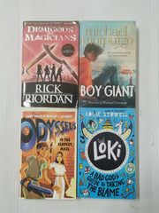 Bundle 4 x Adventure/Fantasy stories for 9- 12s (Rick Riordan, Michael Morpurgo)