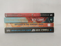 Bundle 4 x Adventure/Fantasy stories for 9- 12s (Rick Riordan, Michael Morpurgo)