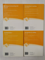 4 Costing, Bookkeeping, Accounting & Finance Tutorial & Workbooks (AAT Level 2)