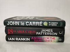A Song for the Dark Times, A legacy of Spies & 18th Abduction Hardback 3 BookSet