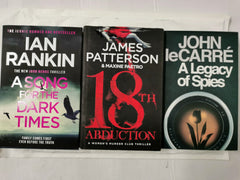 A Song for the Dark Times, A legacy of Spies & 18th Abduction Hardback 3 BookSet