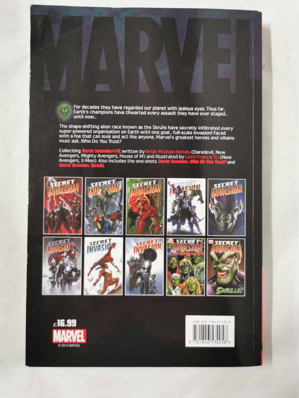 Secret Invasion Brian Michael Bendis, Leinil Francis Yu Marvel Graphic Novel