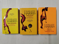 3 x Charlaine Harris "Sookie Stackhouse books Inc. Dead Reckoning & Deadlocked