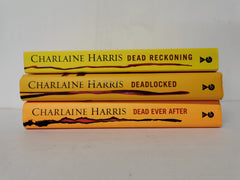 3 x Charlaine Harris "Sookie Stackhouse books Inc. Dead Reckoning & Deadlocked