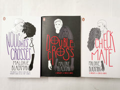 3 x Malorie Blackman books: Noughts & Crosses, Double Cross, Checkmate
