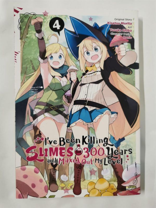 I've Been Killing Slimes for 300 Years Vol 4 (manga) by Yusuke Shiba