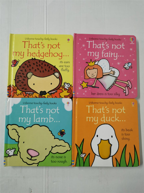That's Not My 4 Book Bundle - Hedgehog, Lamb, Duck, Fairy By Fiona Watt