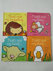 That's Not My 4 Book Bundle - Hedgehog, Lamb, Duck, Fairy By Fiona Watt