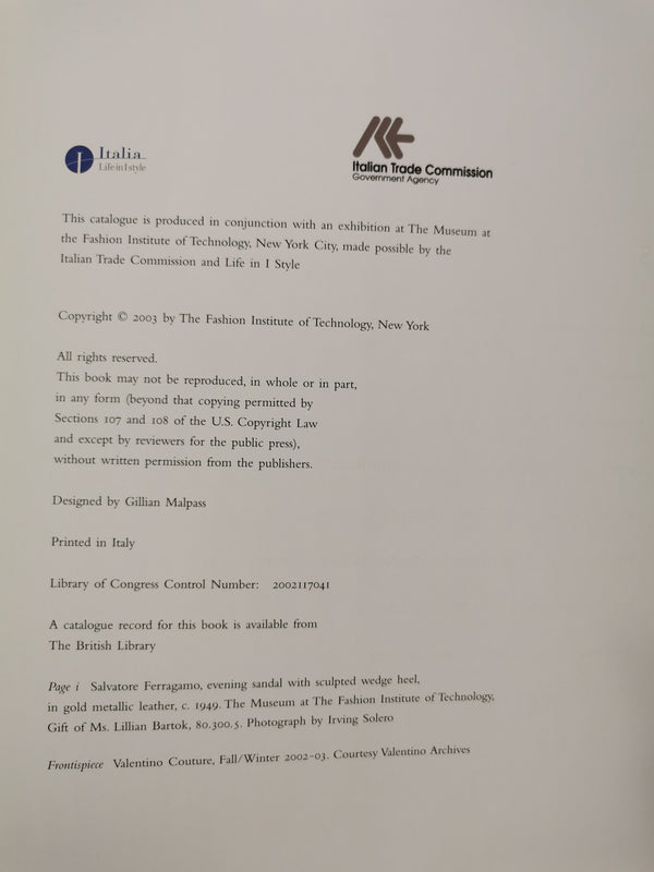 Fashion, Italian Style by Valerie Steele (Hardcover, 2003)