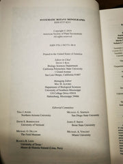 Systematic Botany Monographs Vol. 106 Jan 2019