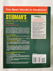 Stedman's Medical Dictionary by Stedman (Hardback, 2005)