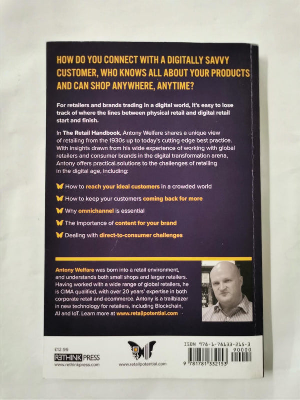 The Retail Handbook: by Anthony Welfare (Paperback, 2018) *Signed & Dedicated*