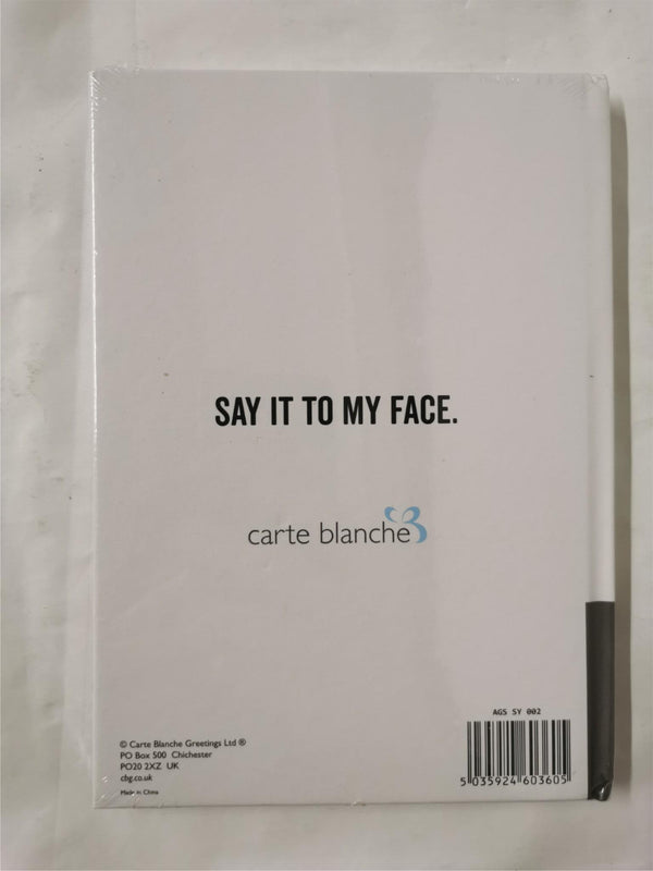 Say It - Tomorrow Notebook - A5 Author: Say It To My Face