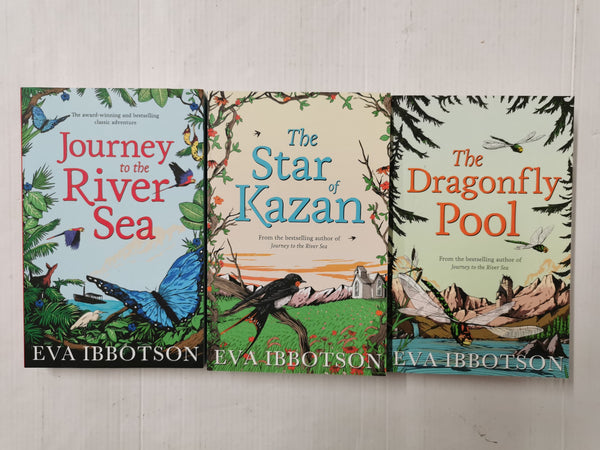 3 Eva Ibbotson: Journey to the River Sea, The Star of Kazan, The Dragonfly Pool
