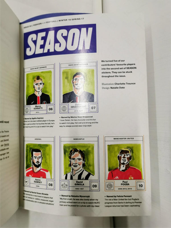 SEASON #2: Paris Winter 16 / Spring 17 includes Sticker Sheet