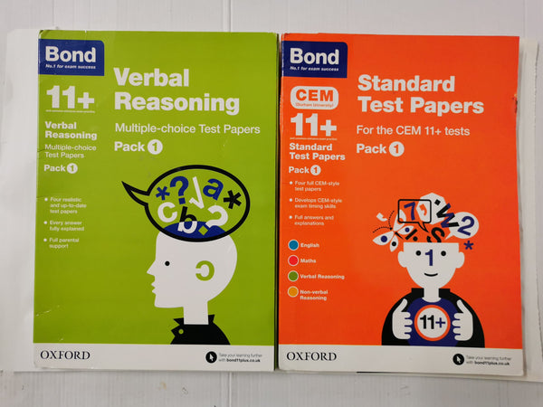 Bond 11+: Verbal Reasoning & CEM Standard Test Paper Bond 11+