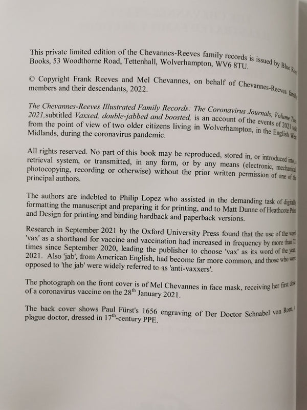 The Coronavirus Journals Volume 2, 2021 - Vaxxed, Double-Jabbed and Boosted
