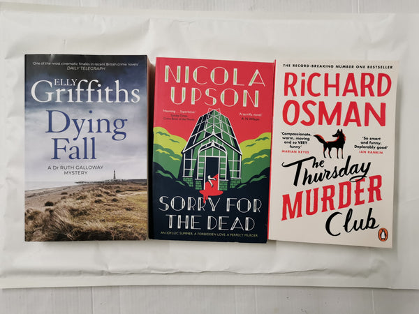 Bundle 3 Murder Mystery Crime Thriller Novels Incl. The Thursday Murder Club