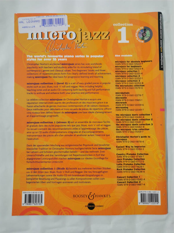 The Microjazz Collection 1 by Christopher Norton (2011) *Signed*