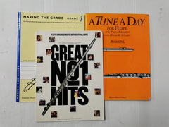 Bundle 3 Flute Music Books Incl. A Tune a Day for Flute, Making the Grade