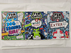 3 Tom Gates books: Extra Special Treats, DogZombies Rule & What Monster?
