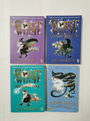 Bundle of 4 The Worst Witch books by Jill Murphy (Paperback)
