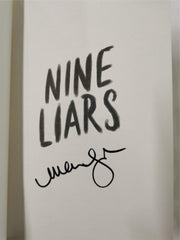 Nine Liars by: Maureen Johnson *Signed* Hardcover