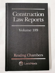 Construction Law Reports Vol 189 | Keating Chambers | LexisNexis | 9781474315050