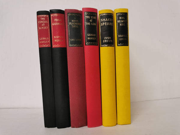Bundle of 6 Vintage 1950's books from The Reprint Society London