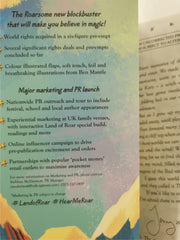 The Land of Roar (The Land of Roar series) by Jenny McLachlan Uncorrected Proof