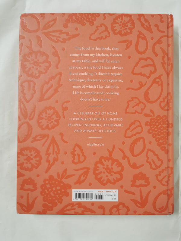 At My Table: A Celebration of Home Cooking by Nigella Lawson 1st Ed Sprayed Edge