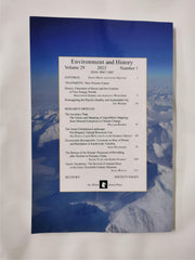 Environment and History Vol. 29 No. 1 February 2023 ISSN 0967-3407