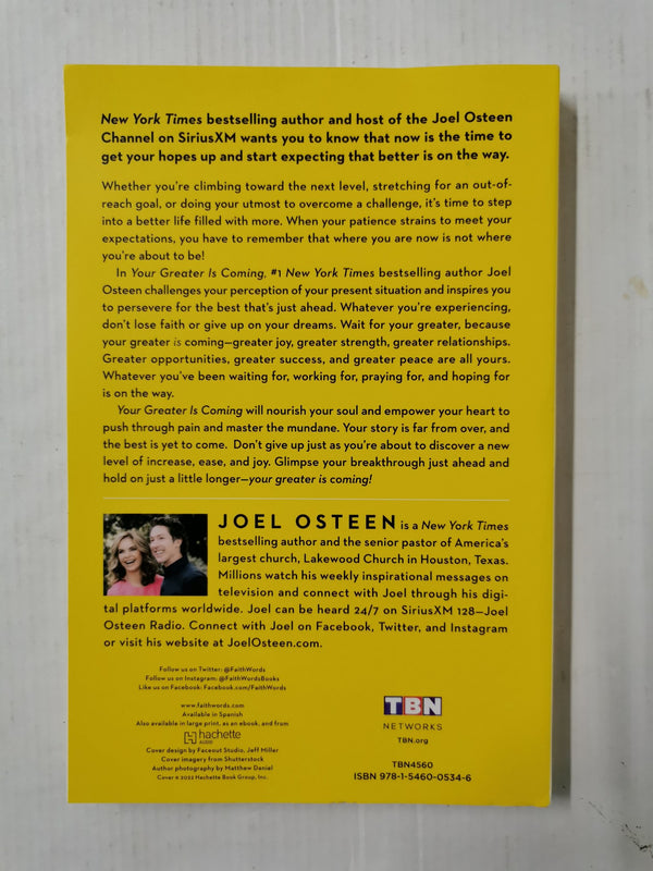 Your Greater Is Coming: Discover the Path to Your ... Future by Joel Osteen