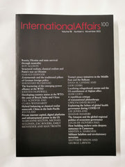 International Affairs 100, Volume 98, Number 6, November 2022