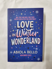 Love in Winter Wonderland by Abiola Bello (Paperback Uncorrected Proof)