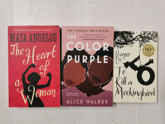 3 American Epics: The Color Purple, To Kill A Mockingbird, The Heart Of A Woman