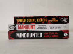 True Crime Bundle: Mindhunter(Now on Netflix), Manhunt & World Serial Killers