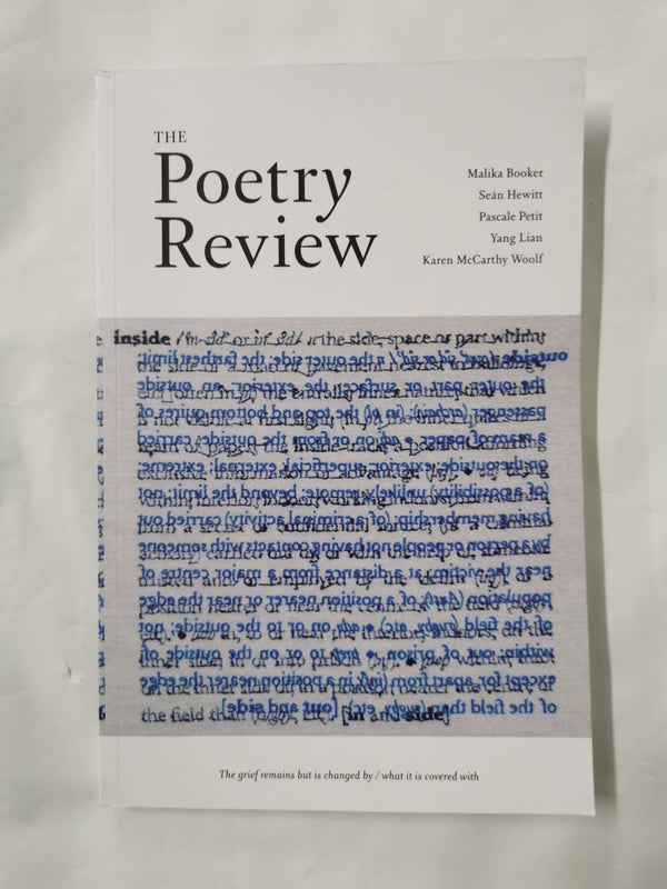 The Poetry Review: Vol 112, No 4, Winter 2022