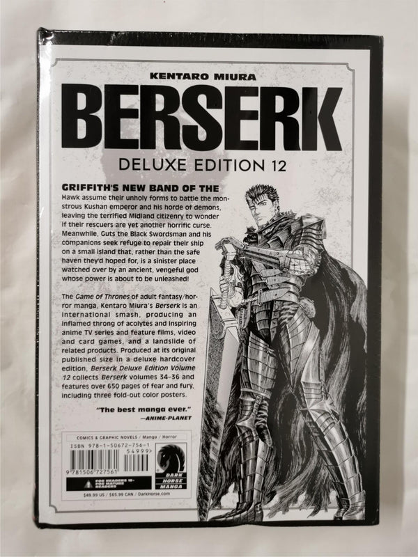 Berserk Deluxe Volume 12 by Kentaro Miura (Hardcover, 2022, Dark Horse Comics)