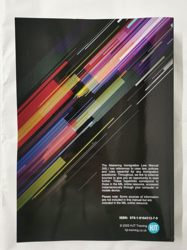 MASTERING IMMIGRATION LAW MANUAL 2022 by HJT Training