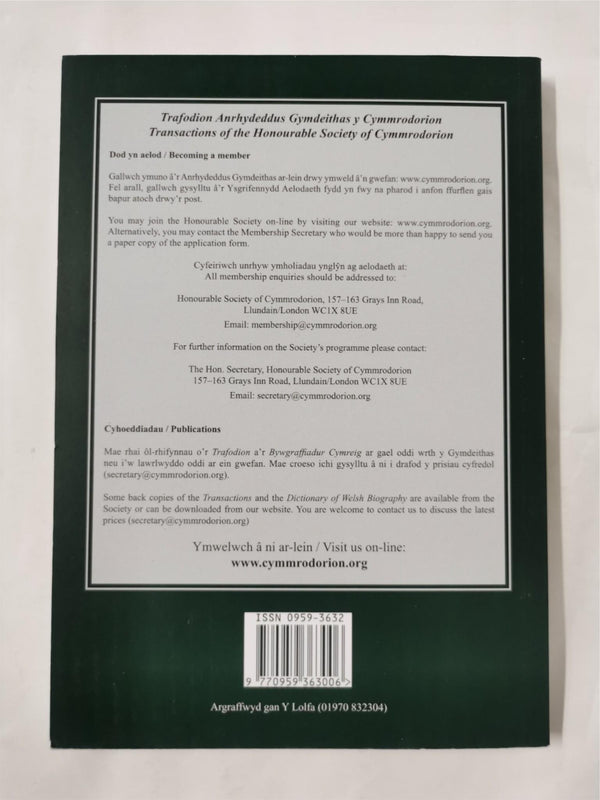 THE TRANSACTIONS of The Honourable Society of Cymmrodorion Vol 28, 2022