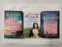 3 Bestselling Historical Fiction books Inc. A Gathering Storm by Rachel Hore
