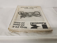 Kawasaki Ninja ZX-6, ZZ-R600, ZZ-R500 Motorcycle Service Manual (2nd ed., 1992)