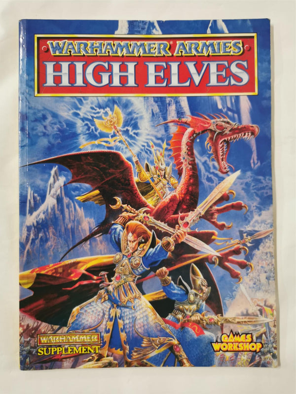 Warhammer Armies High Elves Games Workshop Paperback 1993