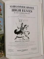 Warhammer Armies High Elves Games Workshop Paperback 1993