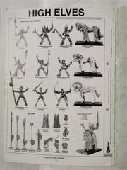 Warhammer Armies High Elves Games Workshop Paperback 1993